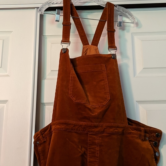 Modcloth orange overalls 3x - Picture 2 of 6